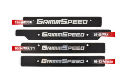 GrimmSpeed 06-14 Subaru Impreza/WRX/STi License Plate Delete Plate - Image 3