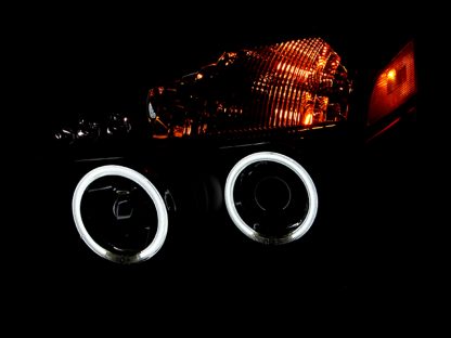 ANZO 2004-2007 Nissan Armada Projector Headlights w/ Halo Black (CCFL) - Image 2