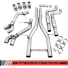 AWE Tuning 16-19 Chevy Camaro SS Resonated Cat-Back Exhaust -Track Edition (Quad Chrome Silver Tips) - Image 2