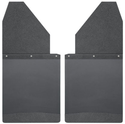 Husky Liners Universal 14in W Black Top & Weight Kick Back Mud Flaps - Image 2