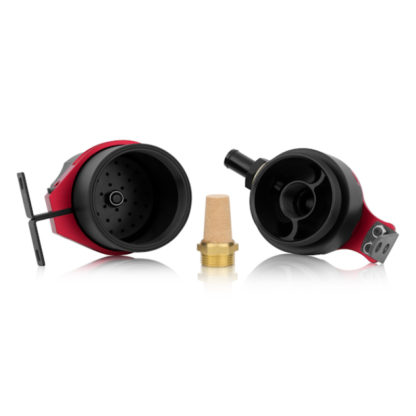 Mishimoto Universal Baffled Oil Catch Can - Red - Image 6