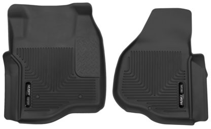 Husky Liners 11-12 Ford F250/F350/F450 Series Reg/Super/Crew Cab X-Act Contour Black Floor Liners - Image 2