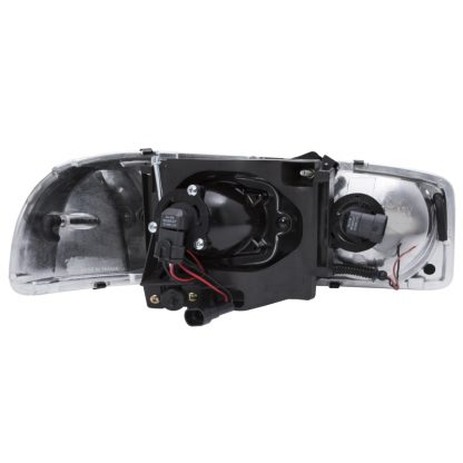 ANZO 1999-2006 Gmc Sierra 1500 Projector Headlights w/ U-Bar Chrome - Image 4