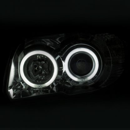 ANZO 2006-2009 Toyota 4Runner Projector Headlights w/ Halo Chrome - Image 3