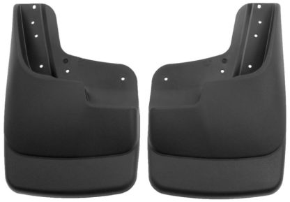 Husky Liners 99-09 Ford SuperDuty Reg/Super/Crew Cab Custom-Molded Front Mud Guards (w/Flares) - Image 2