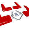 Rally Armor 17-18 Honda Civic Type R (Type R Only) UR Red Mud Flap w/ White Logo