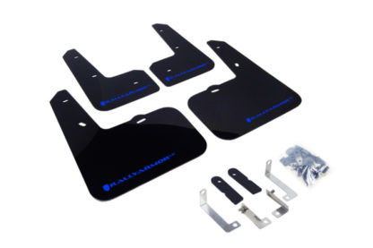 Rally Armor 12-13 Hyundai Veloster UR Black Mud Flap w/ Blue Logo