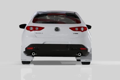 Rally Armor 2019+ Mazda3 GT Sport Hatch UR Black Mud Flap w/ Red Logo - Image 8