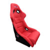 NRG FRP Bucket Seat (Red Cloth) - Large - Image 7