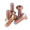 NRG Steering Wheel Screw Upgrade Kit (Conical) - Rose Gold - Image 2
