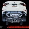 AWE Tuning 18-19 Volkswagen Jetta GLI Mk7 Touring Exhaust - Diamond Black Tips (Fits High-Flow DP)