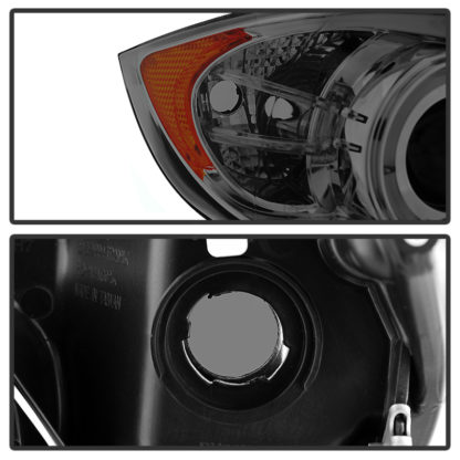 Spyder BMW E90 3-Series 06-08 Projector LED Halo Amber Reflctr Rplc Bulb Smke PRO-YD-BMWE9005-AM-SM - Image 6