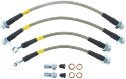 StopTech 04-06 Pontiac GTO Stainless Steel Rear Brake Lines - Image 4