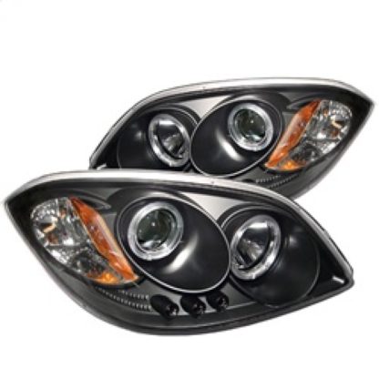 Spyder Chevy Cobalt 05-10/Pontiac G5 07-09 Projector Headlights LED Halo LED Blk PRO-YD-CCOB05-HL-BK - Image 2