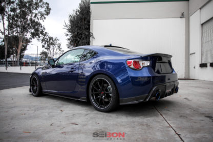 Seibon 12-13 BRZ/FRS KC Style Carbon FIber Rear Lip - Image 5