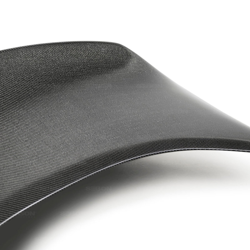 Seibon 10-16 Hyundai Genesis 2 Door C-style Carbon Fiber Trunk Lid - Image 5