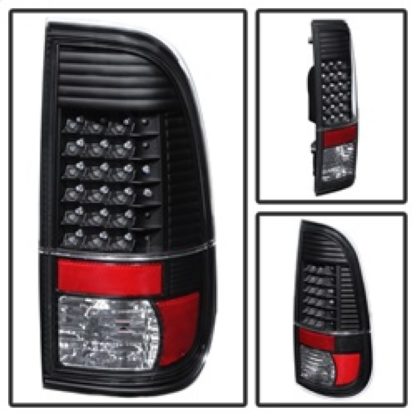 Xtune Ford Super Duty 08-15 LED Tail Lights Black ALT-JH-FS08-LED-BK - Image 8