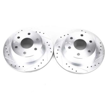 Power Stop 03-05 Chevrolet Astro Rear Evolution Drilled & Slotted Rotors - Pair