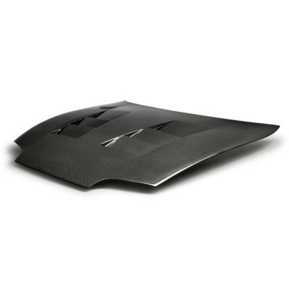 Seibon 93-98 Toyota Supra (JZA80L) TS Style Carbon Fiber Hood - Image 4