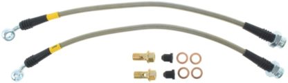 StopTech 09+ Nissan GTR Stainless Steel Rear Brake Lines - Image 4