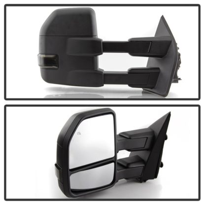 xTune 15-17 Ford F-150 Heated LED Telescoping Pwr Mirrors - Smk (Pair) (MIR-FF15015S-G4-PWH-SM-SET) - Image 5