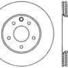 StopTech 08-09 Infiniti EX35 / 05-08 G35 / 09 G37 / 06-09 M35/M45 Drilled Right Rear Rotor - Image 2