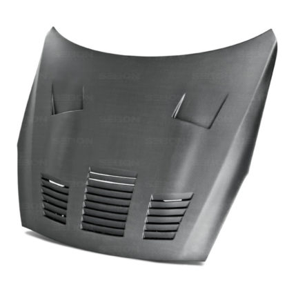 Seibon 09-10 Nissan GTR R35 GT-Dry Carbon Fiber Hood - Image 8