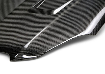 Seibon 12-14 Mercedes Benz C63 GT-Style Carbon Fiber Hood - Image 4