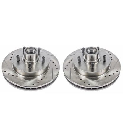 Power Stop 95-99 Chevrolet C1500 Front Evolution Drilled & Slotted Rotors - Pair