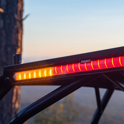 Rigid Industries 28in Chase Light Bar Universal - Rear Facing 27 Mode 5 Color LED Light Bar - Image 8
