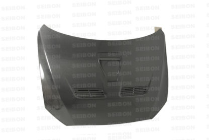 Seibon 08-12 Mitsubishi Evo X OEM style Carbon Fiber Hood - Image 2