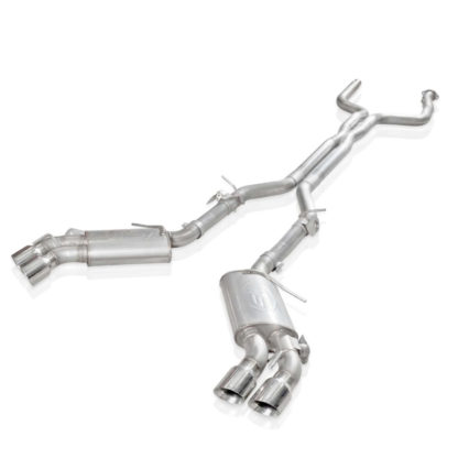 Stainless Works 2016-18 Camaro SS Exhaust 3in X-Pipe AFM Valves NPP Replacement Valves 4in Quad Tips - Image 2