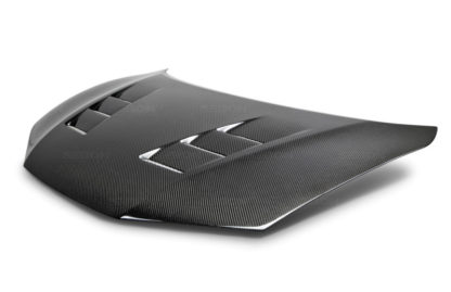 Seibon 14-15 Honda Civic 2dr TS-Style Carbon Fiber Hood - Image 2