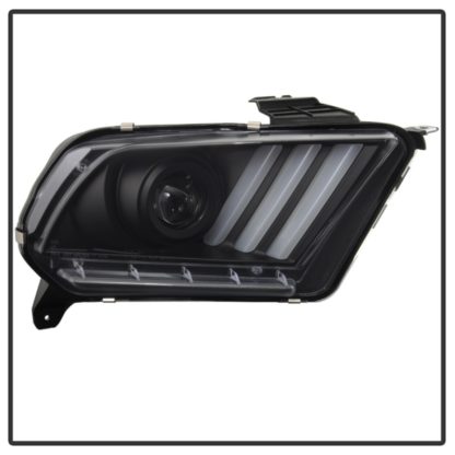 Spyder 10-13 Ford Mustang - Halogen - Projector Headlights - LED Signals -Black (PRO-YD-FM2010V2-BK) - Image 9