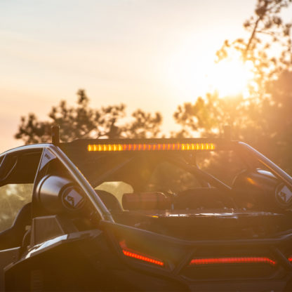 Rigid Industries 28in Chase Light Bar Universal - Rear Facing 27 Mode 5 Color LED Light Bar - Image 5
