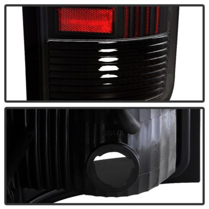 Xtune GMC Sierra 07-13 LED Tail Lights Black ALT-ON-GS07-G2-LED-BK - Image 9