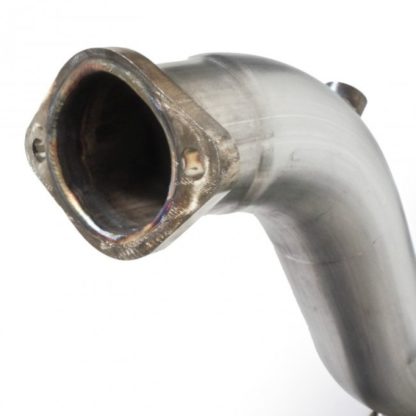Stainless Works 2017 F-150 Raptor 3.5L 3in Downpipe High-Flow Cats Factory Connection - Image 3