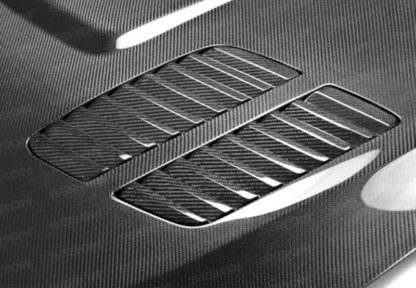 Seibon 12-13 BMW F30 GTR-Style Carbon Fiber Hood - Image 3