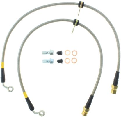 StopTech 10+ Camaro LS/LT V6 Stainless Steel Rear Brake Lines - Image 2