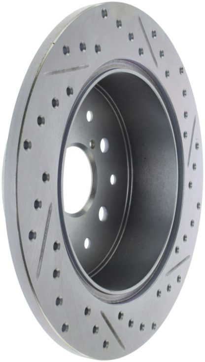 StopTech 01-05 Lexus IS300 / 02-10 Lexus SC430 Sport Slotted & Drilled Rear Right Brake Rotor - Image 3