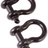 Rugged Ridge 3/4in Black D-Shackles - Image 2