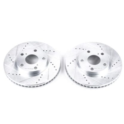 Power Stop 92-01 Lexus ES300 Front Evolution Drilled & Slotted Rotors - Pair