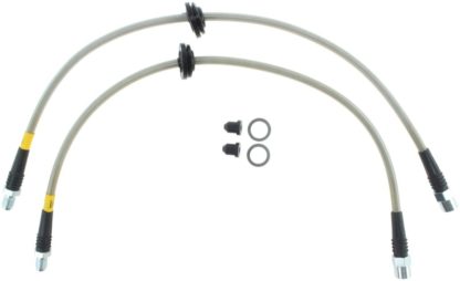 StopTech 00-06 BMW X5 Stainless Steel Front Brake Line Kit - Image 4