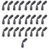 Russell Performance -10 AN Black 45 Degree Full Flow Hose End - Image 2