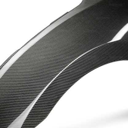 Seibon 2017 Honda Civic Type-R OE-Style Gloss Carbon Fiber Front Fenders - Image 4