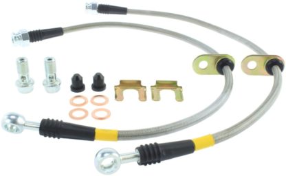 StopTech 05-07 LGT/LGT Spec B Stainless Steel Front Brake Lines - Image 2