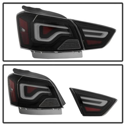 xTune 14-18 Chevy Impala (Excl 14-16 Limited) LED Tail Lights - Black Smoke (ALT-JH-CIM14-LBLED-BSM) - Image 3