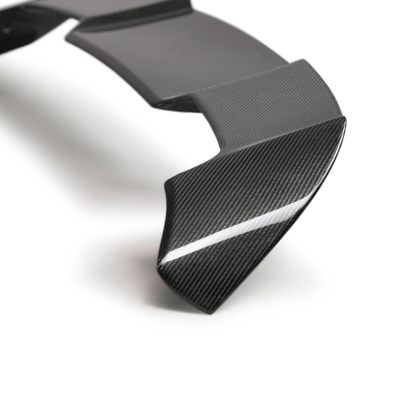 Seibon 19-20 Toyota Corolla Hatchback OP-Style Carbon Fiber Rear Spoiler - Image 4