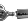 Gibson 04-07 Yamaha YXR66F Rhino 660 Base Single Exhaust - Stainless