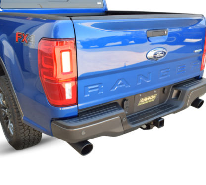 Gibson 2019 Ford Ranger Lariat 2.3L 2.5in Cat-Back Dual Sport Exhaust - Black Elite - Image 2